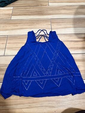 Blue tank